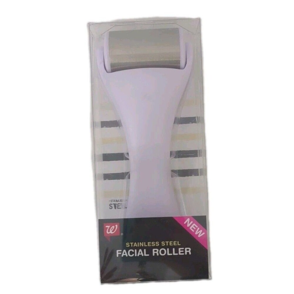 NEW Roller Stainless Steel  Face Facial Cold Gel Cooling Therapy Massager Walgs